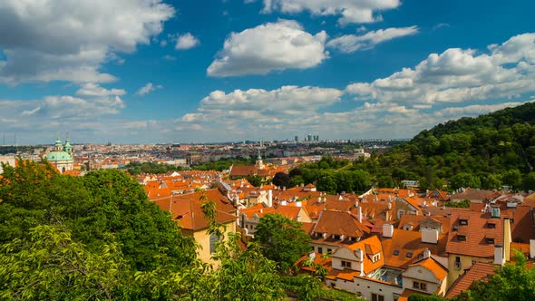 Sunny View from Prague Castle