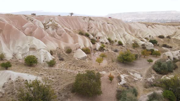 Aerial View Cappadocia Landscape