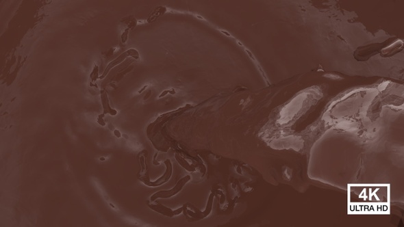 Pouring Chocolate Into Chocolate Swirl alt