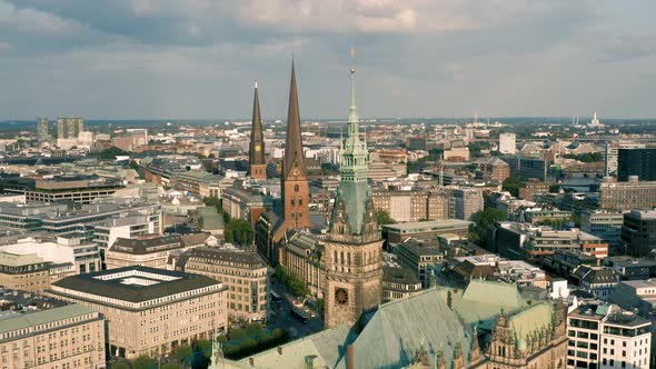 Aerial View of Hamburg