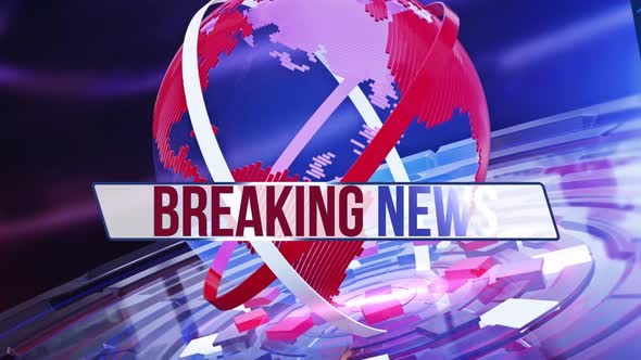 Breaking News Transition With  Alpha Channel alt