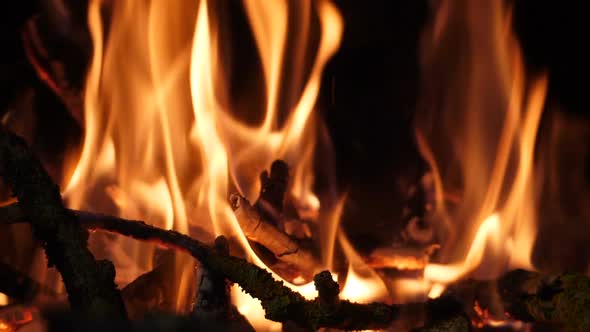 Beautiful Fire Background