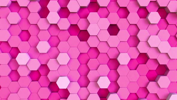 Hexagonal Background Pink V2