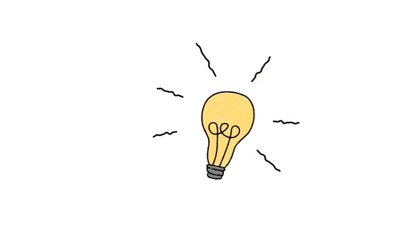 Illustration of electric bulb 