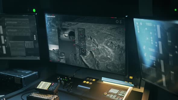 Location analysis technology detects the position of the terrorist military base alt