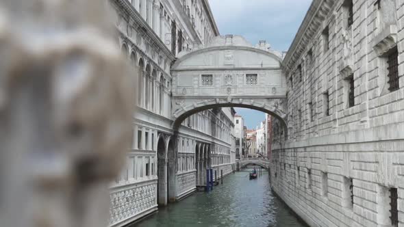 Bridge of Sighs in Venice, italy