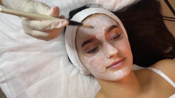 Facial Rejuvenation Procedure with Cream