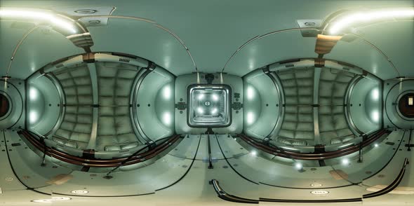 VR360 Interior of Space Station alt