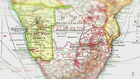 Africa On Paper Map, Slider Shot