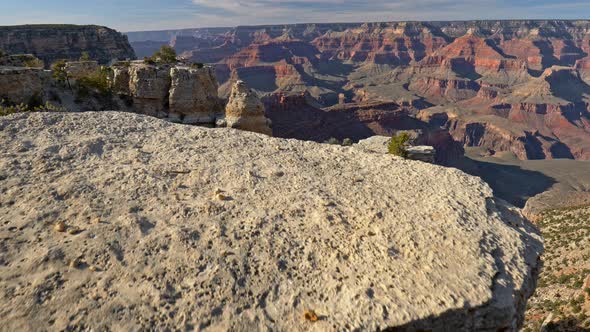 Grand Canyon National Park, United States, Overlooking the Canyon and Red Rocks Spreading To Horizon