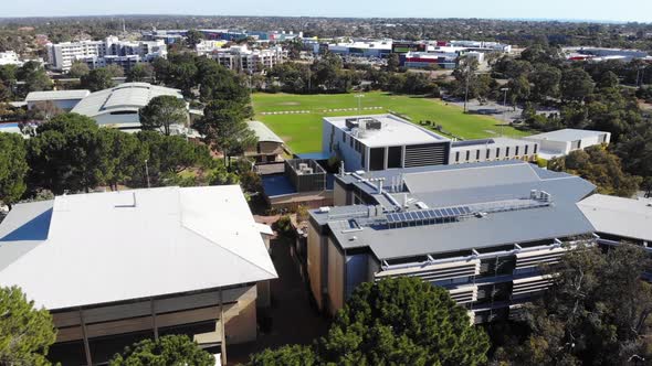 Aerial View of a University Campus in Australia