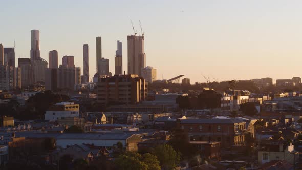 Rise City Golden Hour Drone