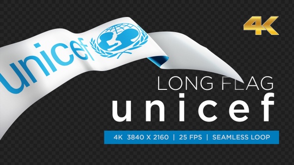 Long Flag UNICEF