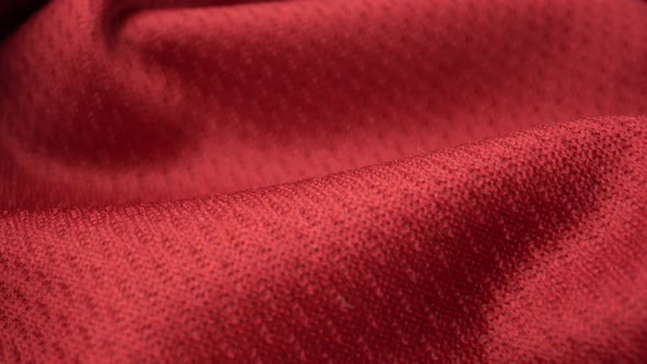 Close Up Detailed Cloth Texture of Shiny Spandex Cloth with Dolly Shot