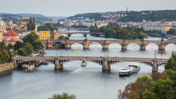 Summer Timelapse of Prague, Czech Republic