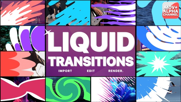 Liquid Transitions Pack 11 | Motion Graphics