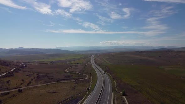 Highway Aerial View