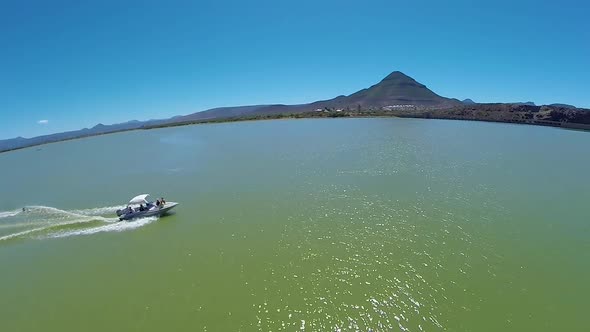 Large dam in the Karoo, South Africa