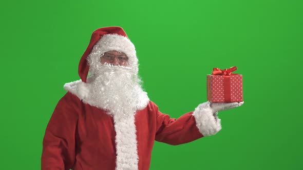 Santa Claus Against Green Screen