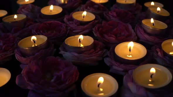 Roses and Candles