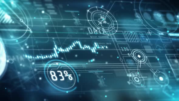 Stripe Moving Abstract Infographics HD alt