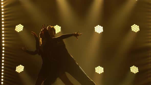 Elements of Classical Ballroom Latin American Dance Performed By Pair of Professional Dancers