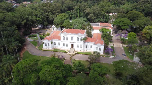 Butantan Institute headquarters at Sao Paulo Brazil.