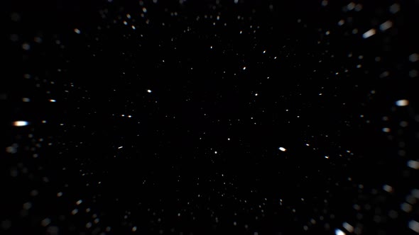 4K Starfield Space With Stars Background