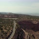 4K Drone Aerial of road on steep cliffs through Colorado National Monument - VideoHive Item for Sale