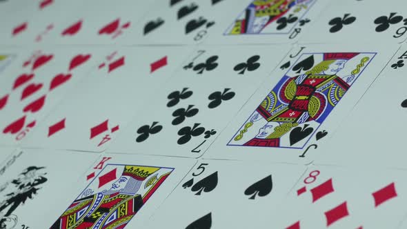 Modern Deck Of Playing Cards For Playing Poker