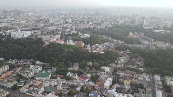 Kyiv - the Capital of Ukraine. Aerial View. Kiev