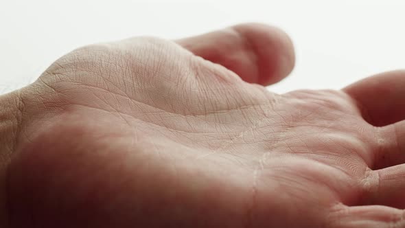 Hand Skin Texture Closeup