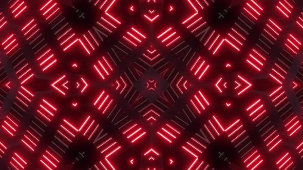 4k Red Neon Vj Backgrounds Pack