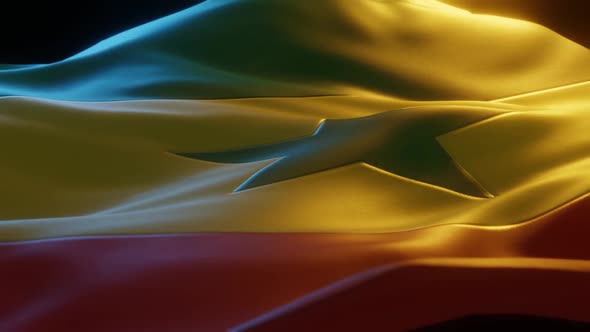 Senegal - Stylized Flag