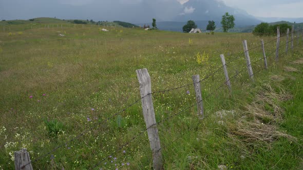 View of the Stormy Sky From the Mountains in the North of Montenegro