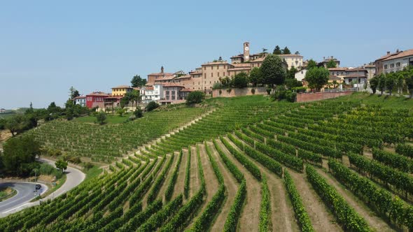 Neive Town in Langhe Monferrato Hills, Piedmont