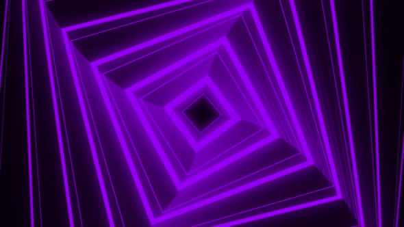 Abstract Purple Tunnel Background