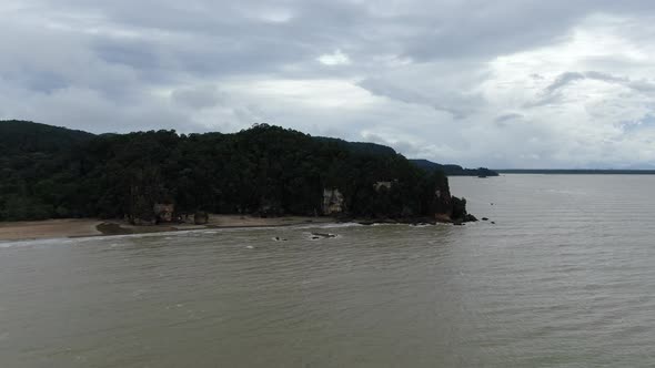 The Beaches at the most southern part of Borneo Island