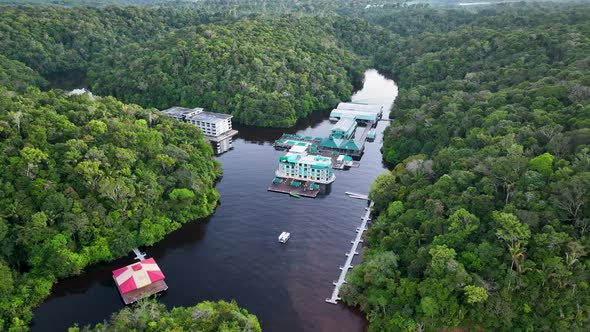 Stunning landscape of Amazon Forest at Amazonas State Brazil.