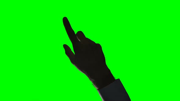 Hand of a person touching digital screen 4k