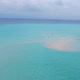 Drone Flyuing Along Maldive Paradise Tropical Island - VideoHive Item for Sale
