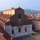 Aerial shot of the Diocesan Museum of San Petronio, Bologna, Italy - VideoHive Item for Sale