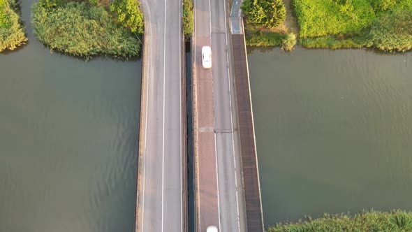 traffic time lapse bridge