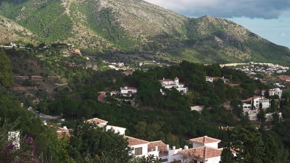 White Andalusian Village Mijas Pueblo. Province Of Malaga, Spain