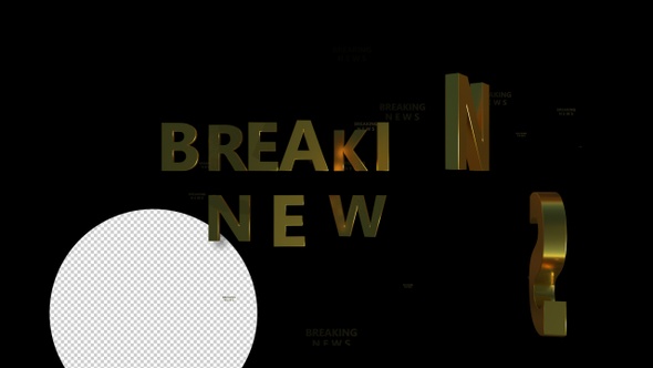 Breaking News Transparent Background