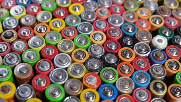 Harmful effects of batteries on the nature of the planet Earth.