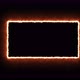 Fiery Yellow Red Rectangle on a Black Background - VideoHive Item for Sale