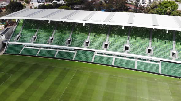 Aerial View of a Football Stadium