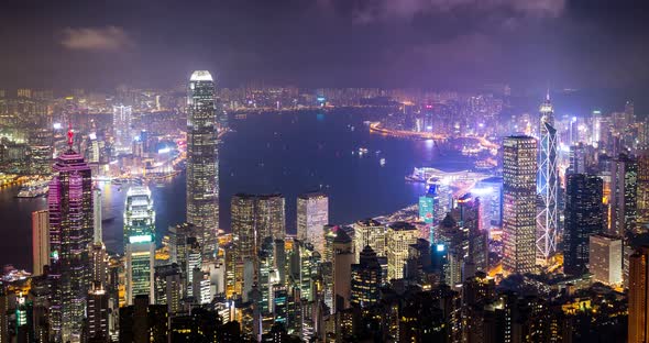 Hong Kong Night, Timelapse