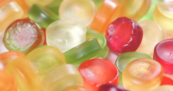 Colorful candy gummy